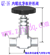 QZ-16 ��(n��i)�ݼy��������yQZ-16 Femals Screw Wall-separting Needle Valve